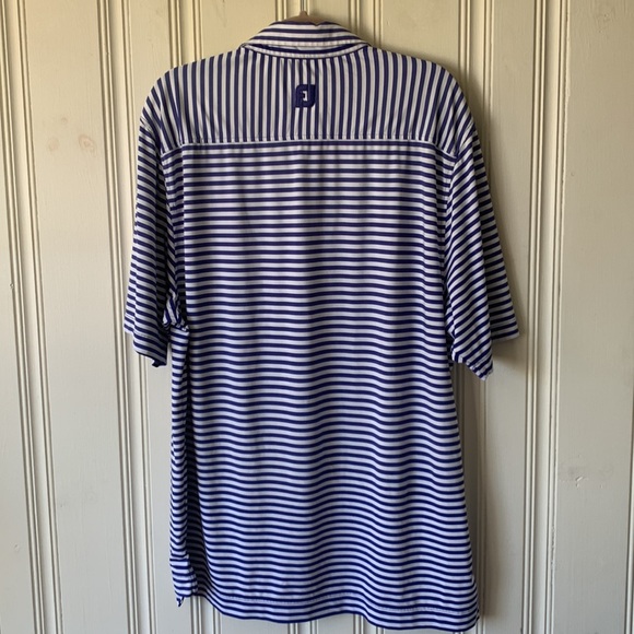 FootJoy Purple Stripe Golf Polo Size L - Picture 7 of 14